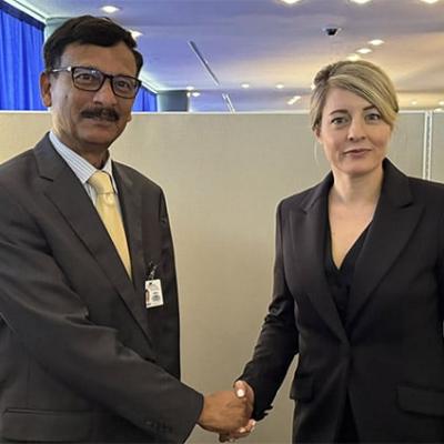 Reiterating Canada's commitment to assist Bangladesh during the transition period