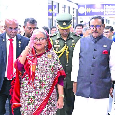 Prime Minister returns home