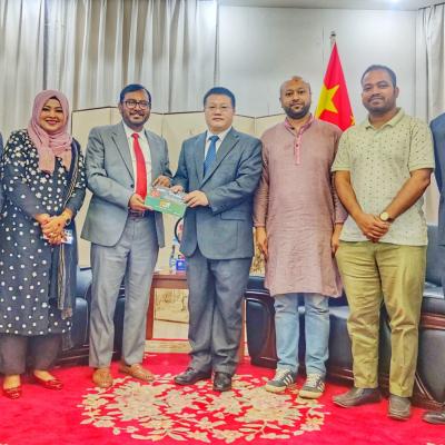 AB Party delegation meets Chineese Ambassador; trade, investment, exchange of visits and tourism potential discussed