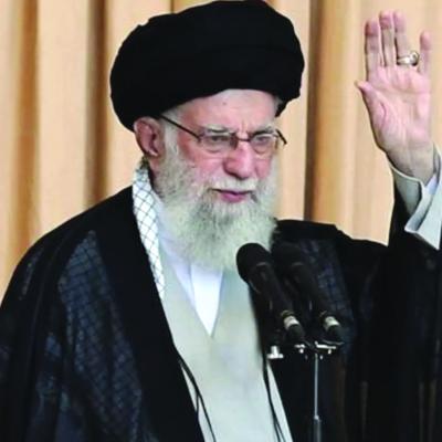 Iran's leader defends strikes on Israel in rare public speech-